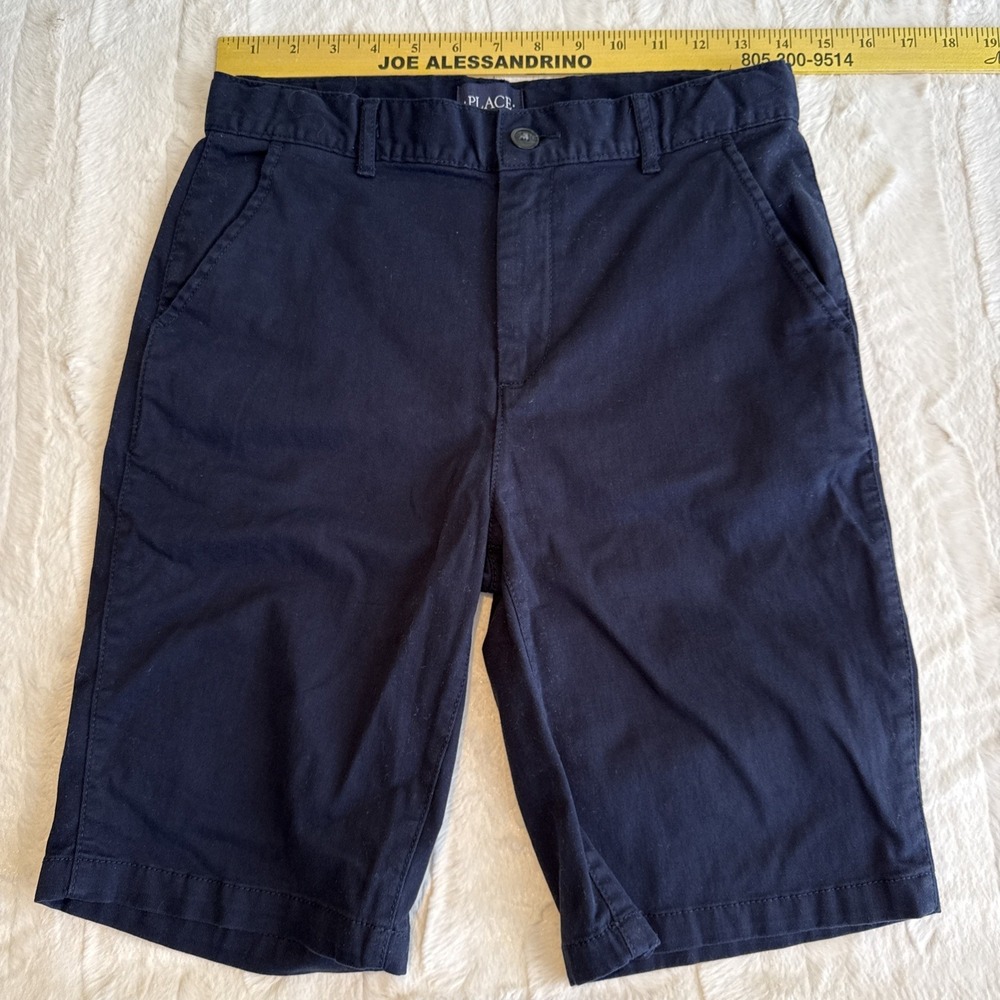 The Children's Place Boys Navy School Uniform,Preppy,Classic,Old Money Shorts 14